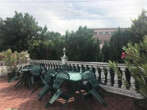 A garden outside PENSION EUROP**