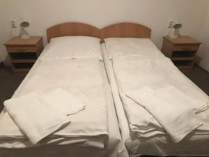 Postel nebo postele na pokoji v ubytování PENSION EUROP**