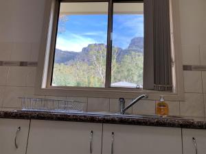 山景或在度假屋看到的山景
