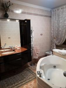 Koupelna v ubytování La Casa Sull'Albero