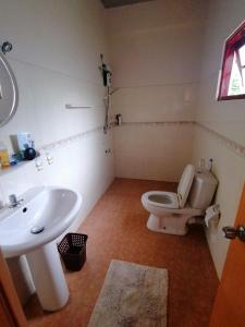 A bathroom at Green Land Guest House