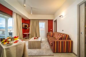 Χώρος καθιστικού στο Jazz Hotel