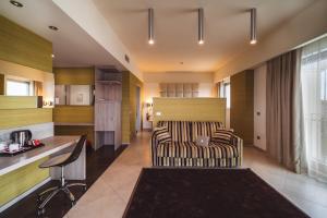 Χώρος καθιστικού στο Jazz Hotel