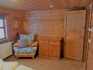 Χώρος καθιστικού στο Geysir - Modern Log Cabin