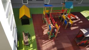 an overhead view of a playground in a toy at Apartament Baltic Relax in Rowy