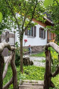 Vonkajšia záhrada v ubytovaní Pajta Apartman