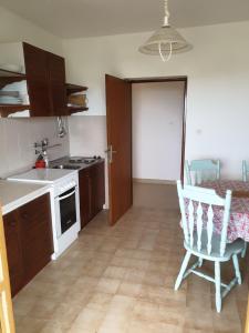 Kuchyň nebo kuchyňský kout v ubytování Apartments Davorka