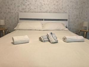 Llit o llits en una habitació de Bilocale a due passi dal Gran Paradiso