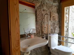 Koupelna v ubytování Bellu Suites
