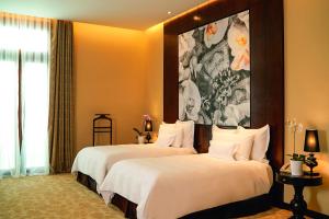 Postel nebo postele na pokoji v ubytování Country Club Lima Hotel – The Leading Hotels of the World