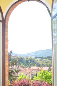 a view of a city from a window at Il Profumo del Lauro in Perugia