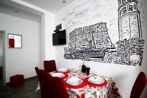 TV a/nebo společenská místnost v ubytování Apartment Kala