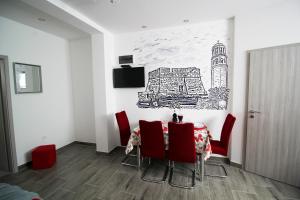 TV a/nebo společenská místnost v ubytování Apartment Kala