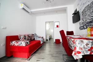Posezení v ubytování Apartment Kala