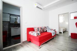 Posezení v ubytování Apartment Kala