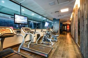 Palestra o centro fitness di Wyndham Santiago Pettra