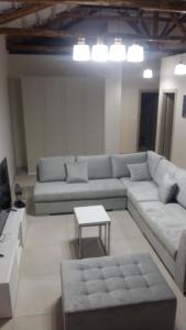 A seating area at VILLA ANTHIMOS