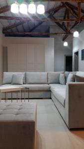 A seating area at VILLA ANTHIMOS
