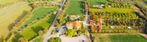 Letecký snímek ubytování Apartamentos Cañones de Guara y Formiga