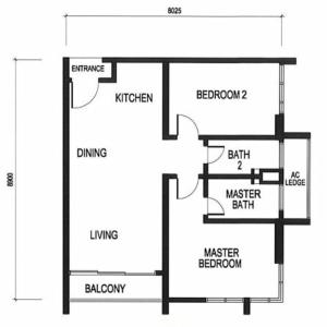 a floor plan of a house at i-City I-SOHO in Shah Alam