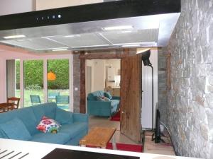 Posezení v ubytování La Porte du Paradis