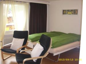 Postel nebo postele na pokoji v ubytování Haus Apollo