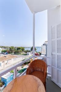 Ein Balkon oder eine Terrasse in der Unterkunft Hostal Residencia San Francisco