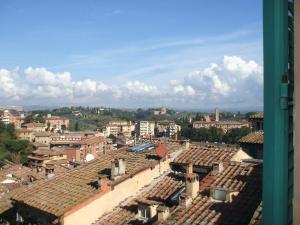 A general view of Siena or a view of the city taken from a panziókat