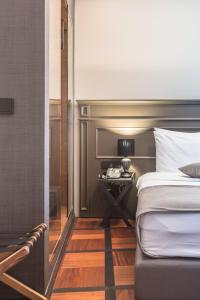 Postel nebo postele na pokoji v ubytování Solun Hotel & SPA