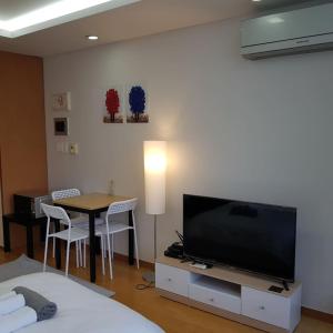 TV a/nebo společenská místnost v ubytování Samseong Coexmall AA