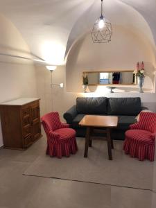 Część wypoczynkowa w obiekcie Stylische Cityapartments Benedikt