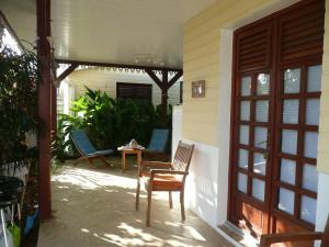 Patio nebo venkovní prostory v ubytování BUNGALOW DU VOYAGEUR