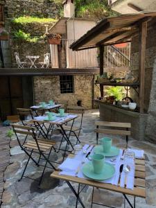 Patio nebo venkovní prostory v ubytování Il mulino di Aurora