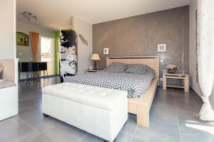 Postel nebo postele na pokoji v ubytování Appartement Océane