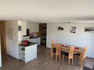 Kuchyň nebo kuchyňský kout v ubytování Haus Baracca