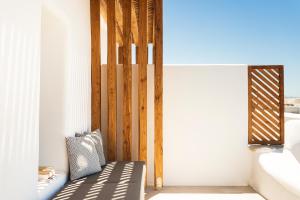 Cama ou camas em um quarto em Mykonos Soul Luxury Suites