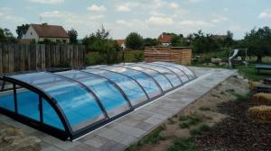 Der Swimmingpool an oder in der Nähe von Pension Špejchar u Vojty