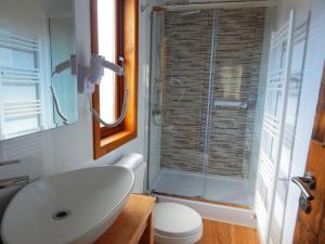 Koupelna v ubytování Hostal Buenavista Patagonia