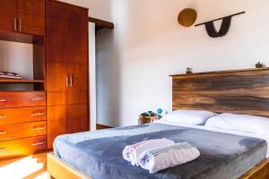 Krevet ili kreveti u jedinici u okviru objekta Nibiru Hostel