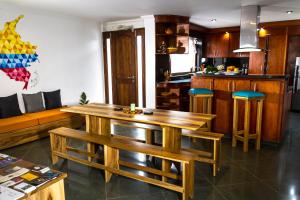 Kuhinja ili čajna kuhinja u objektu Nibiru Hostel