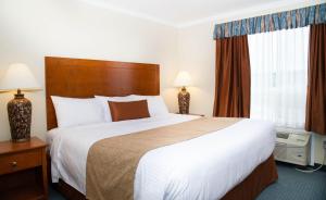 Voodi või voodid majutusasutuse Hinton Lodge toas