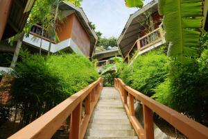 O grădină în afara The Hideaway Pariya Haad Yuan Ko Pha-ngan
