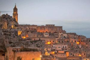 a group of buildings on top of a mountain at IL Borgo Antico b&b in Altamura