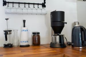 Coffee and tea making facilities at Harpa Holiday Home - Birta Rentals