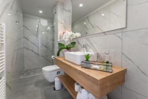 Koupelna v ubytování Hotel Maritimo