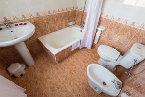 Kúpeľňa v ubytovaní Hostal O Camouco