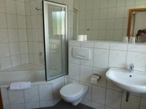 Koupelna v ubytování Landgasthof Wellmann