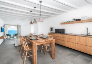 Kuchyň nebo kuchyňský kout v ubytování Dreambox Mykonos Suites