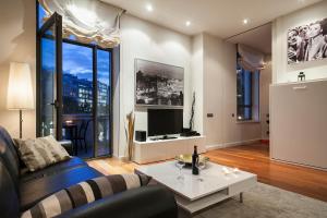 Χώρος καθιστικού στο Uma Suites Passeig de Gracia 16