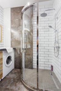 Красивая квартира в парке tesisinde bir banyo